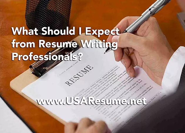 What Should I Expect from Resume Writing Professionals