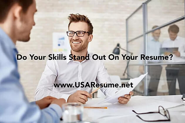 Do Your Skills Stand Out On Your Resume